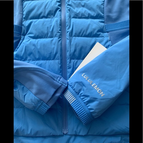 LULULEMON DOWN FOR IT ALL JACKET/COAT-BLUE NILE,10 - Picture 6 of 15